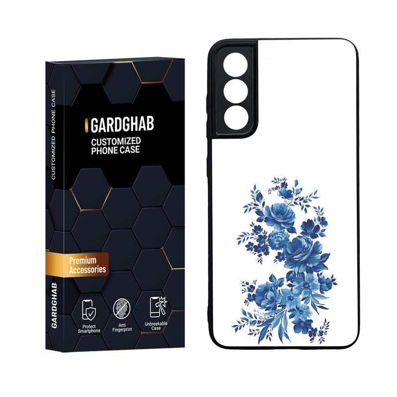 کاور گارد قاب مدل دور ژله ای پشت گلس دخترانه مناسب برای گوشی موبایل سامسونگ Galaxy S21 FE