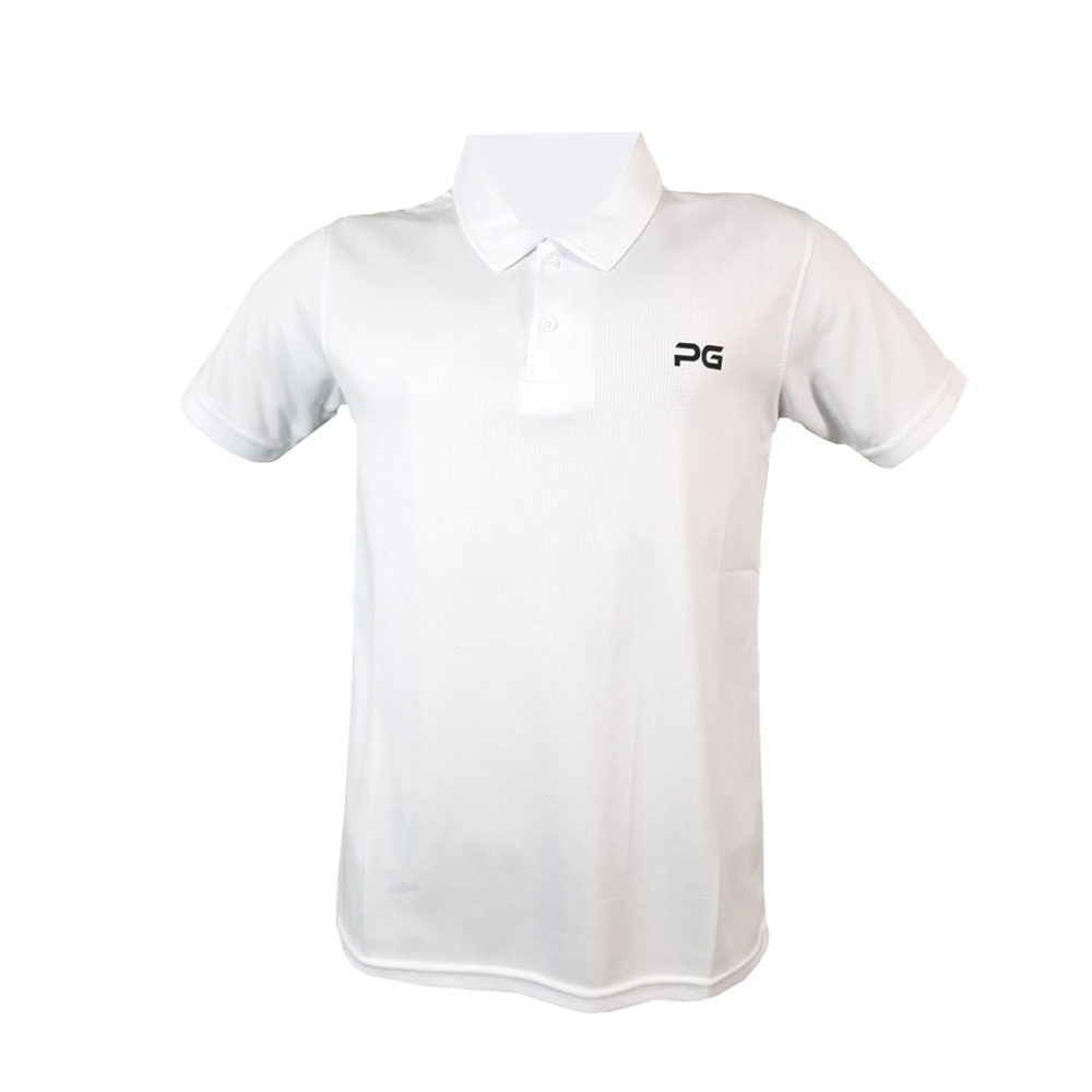 پولوشرت ورزشی مردانه پرگان مدل آرا رنگ سفید