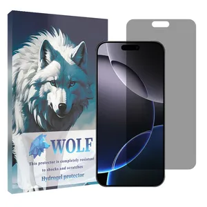 Wolf privacy screen Protector Suitable for Apple iPhone 16 Pro Max Mobile Phone