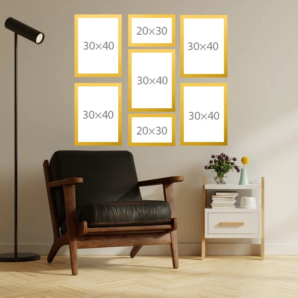 قاب عکس بکلیت مدل 215T مجموعه هفت عددی 