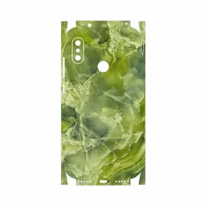 MAHOOT Green Crystal Marble-FullSkin Cover Sticker for Xiaomi Redmi Note 6 Pro