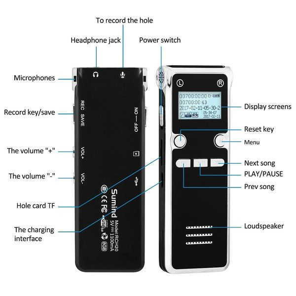 ضبط کننده دیجیتال صدا مدل 303