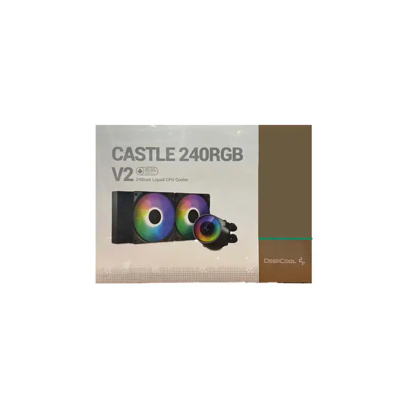سیستم خنک کننده آبی دیپ کول مدل  CASTLE 240RGB V2 LGA1700