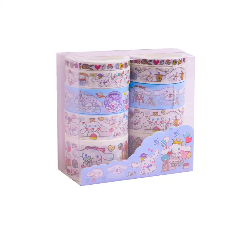 چسب نواری مدل واشی طرح SINAMONROLL بسته 10 عددی