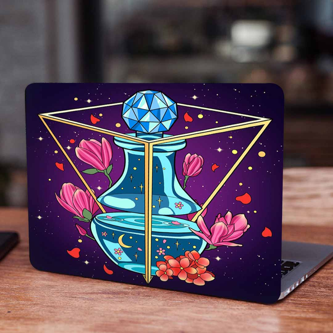 استیکر لپ تاپ طرح نقاشی فانتزی  کد P-1508 مناسب برای لپ تاپ 15 تا 17 اینچ