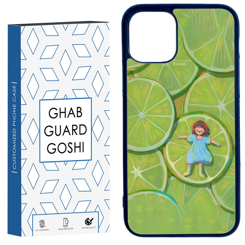 کاور قاب گارد گوشی طرح دختر لیمویی کد TPU-258 مناسب برای گوشی موبایل اپل Iphone 11 PRO