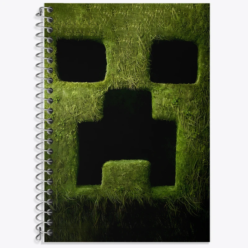 دفتر لغت 50 برگ خندالو طرح ماینکرافت (Minecraft) کد N3877