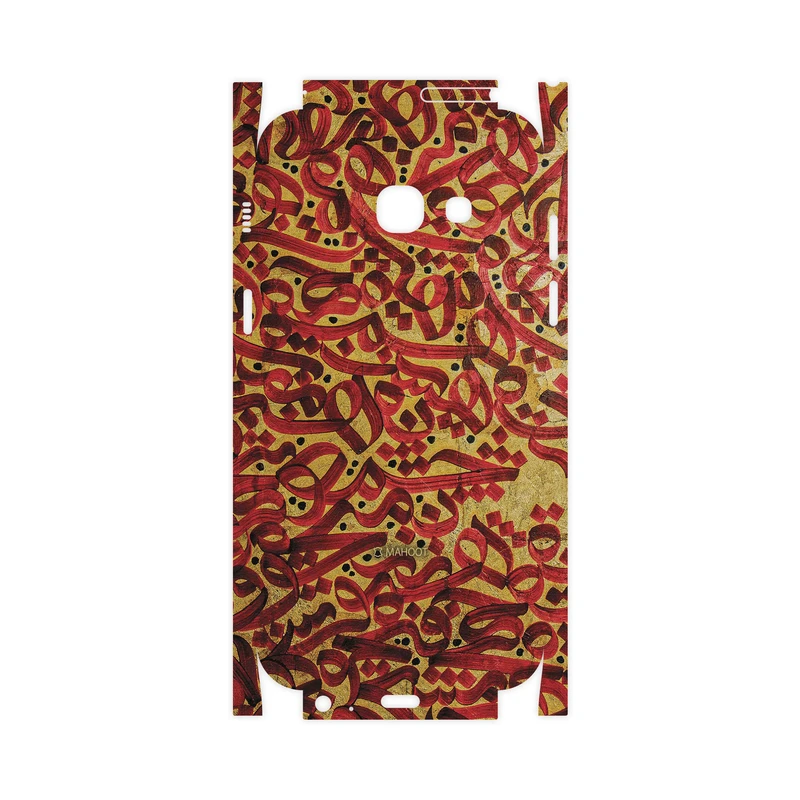 برچسب پوششی ماهوت مدل Nastaliq-6-FullSkin مناسب برای گوشی موبایل سامسونگ Galaxy A3 2017