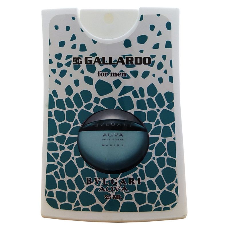 عطر جیبی مردانه گالاردو مدل Aqua Bvlgari حجم 25 میلی لیتر عطر جیبی مردانه گالاردو مدل Aqua Bvlgari حجم 25 میلی لیتر