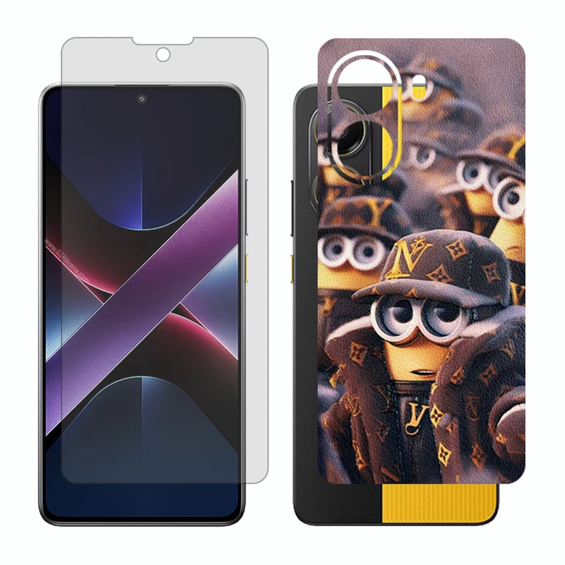 محافظ صفحه نمایش مات گلس مدل Together مناسب برای گوشی موبایل شیائومی Poco X7 Pro به همراه برچسب پوششی پشت گوشی