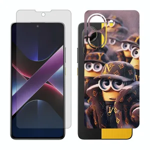 Glass Together model matte screen protector suitable for Xiaomi Poco X7 Pro mobile phone with back cover sticker