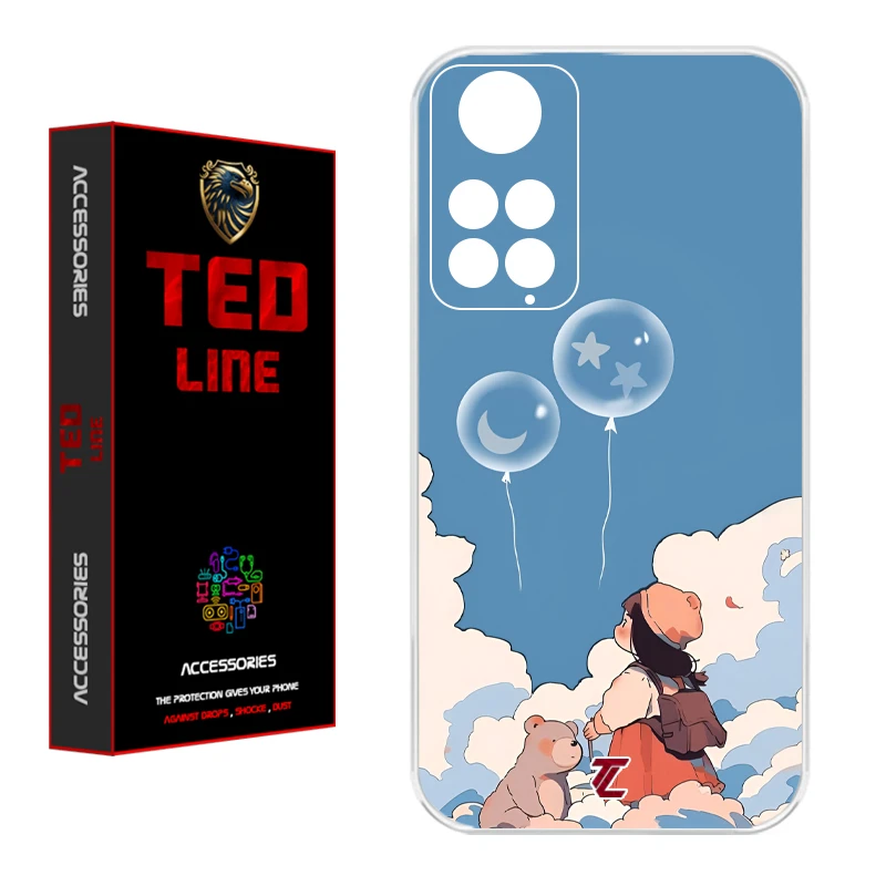 کاور تدلاین طرح دخترونه کد 1202 مناسب برای گوشی موبایل شیائومی Redmi Note 11 4G / Note 11S