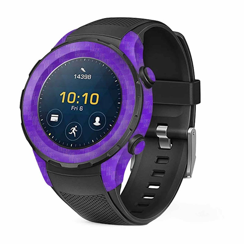 برچسب ماهوت طرح Purple-Fiber مناسب برای ساعت هوشمند هوآوی Watch 2