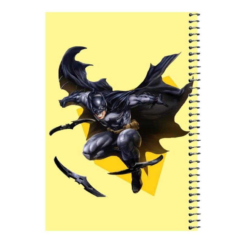 دفتر مشق 80 برگ اس جی مدل بتمن کد ۱    