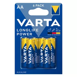 باتری قلمی وارتا مدل long lIfe power بسته شش عددی