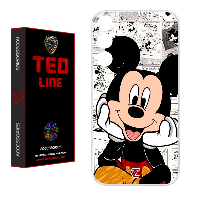 کاور تدلاین طرح میکی موس کد 1151 مناسب برای گوشی موبایل سامسونگ Galaxy A34