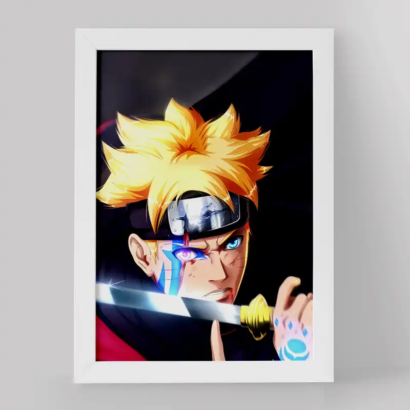 تابلو خندالو مدل بوروتو اوزوماکی انیمه بوروتو کد 15739