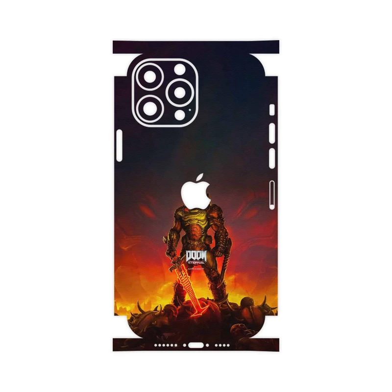 برچسب پوششی ماهوت مدل DOOM Game Series-FullSkin مناسب برای گوشی موبایل اپل iPhone 13 Pro Max