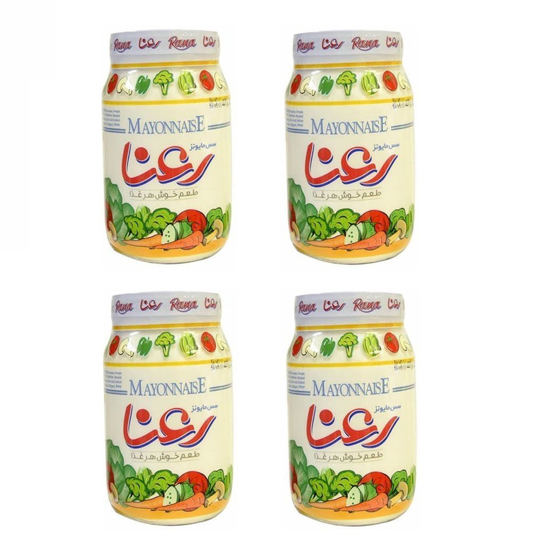 سس مایونز کم چرب رعنا - 430 گرم بسته 4 عددی