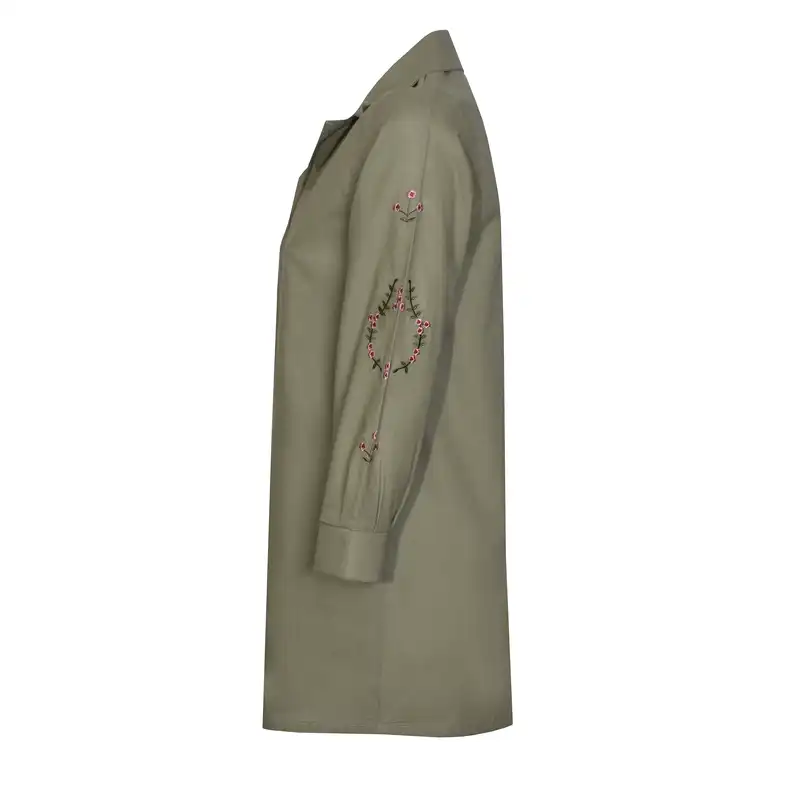 مانتو و شلوار زنانه مدل بهارک رنگ سبز