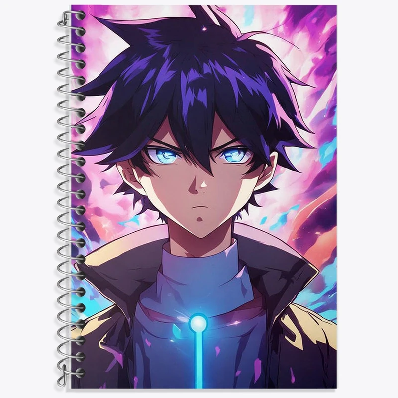 دفتر لغت 50 برگ خندالو طرح پسر انیمه ای کد F2089