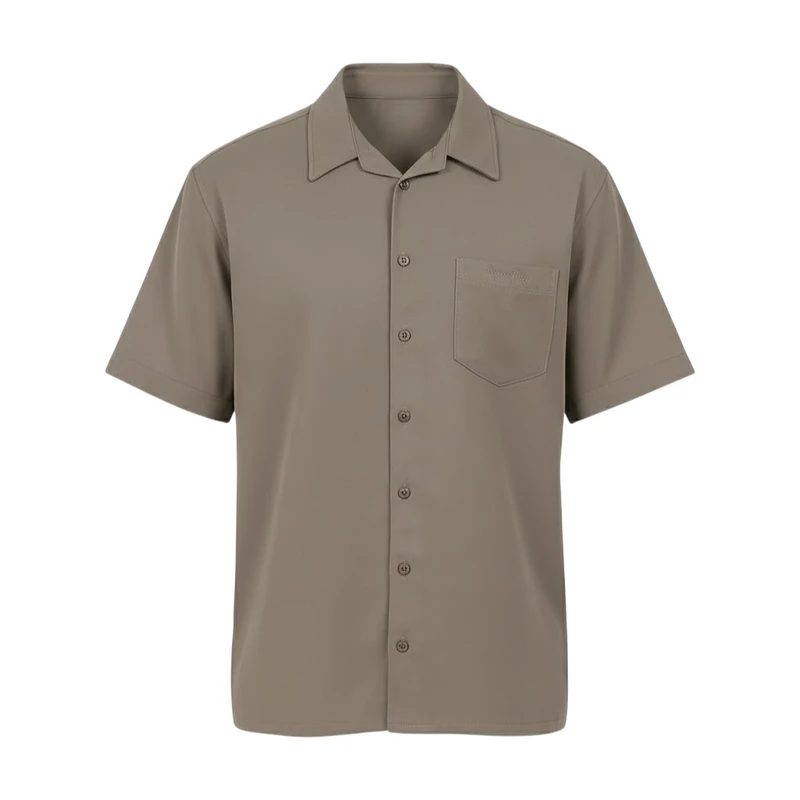 پیراهن آستین کوتاه یقه برگردان مردانه مدل MDSS-NI8094