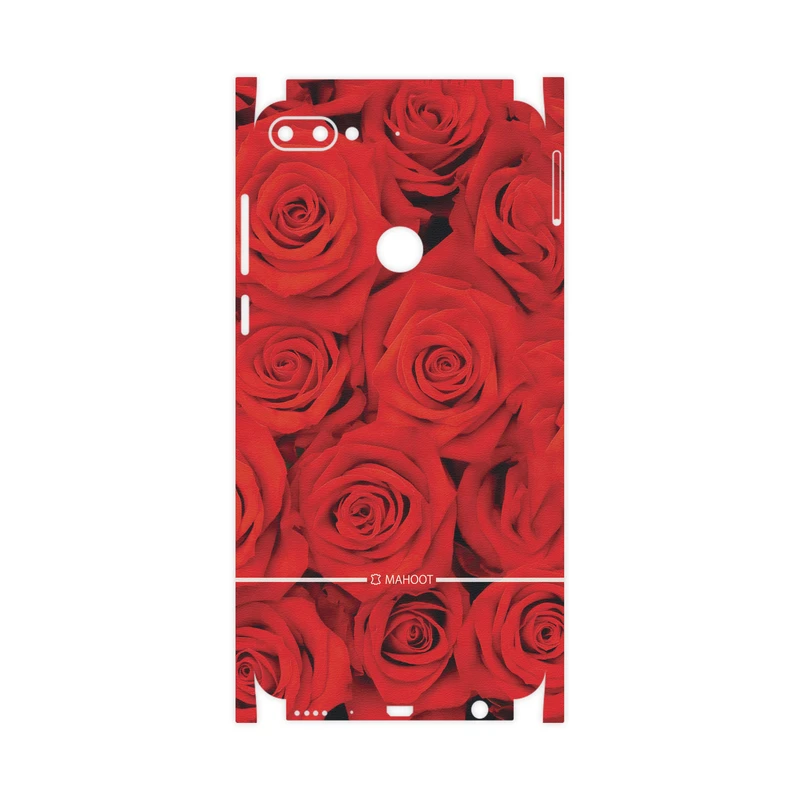 برچسب پوششی ماهوت مدل Red-Flower-FullSkin مناسب برای گوشی موبایل اچ تی سی Desire 12 Plus