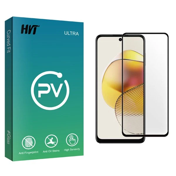 محافظ صفحه نمایش شیشه ای اچ وی تی مدل PV مناسب برای گوشی موبایل موتورولا Moto G73