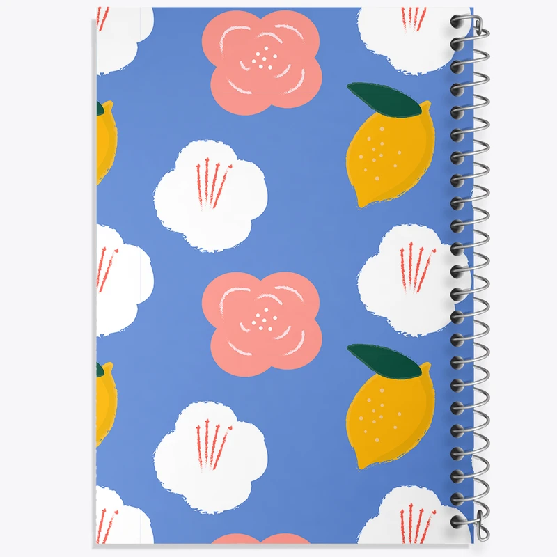 دفتر ژورنال نویسی 50 برگ خندالو مدل نقطه ای طرح مینیمال بهار کد N101