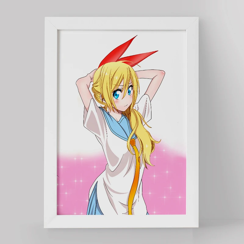 تابلو خندالو مدل انیمه عشق دروغین کد 17134