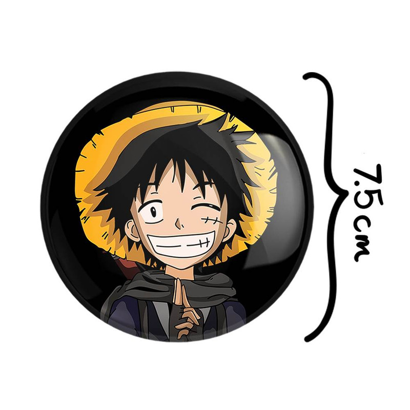آینه جیبی خندالو مدل لوفی دی مانکی انیمه وان پیس One Piece  کد 11423