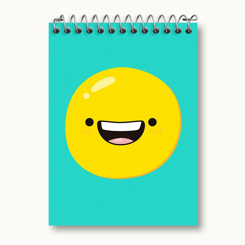 دفتر یادداشت 50 برگ خندالو مدل ایموجی Emoji کد 2992