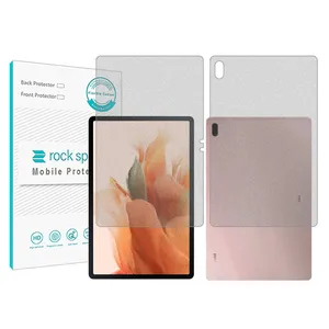 Rockspace model HyMTT screen protector suitable for Samsung Galaxy Tab S7 FE tablet along with tablet back protector