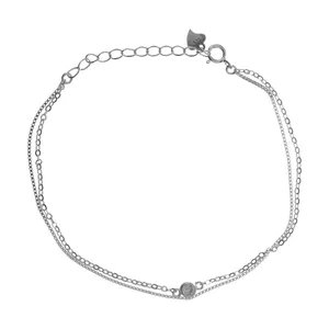 دستبند نقره زنانه پیله کد 06