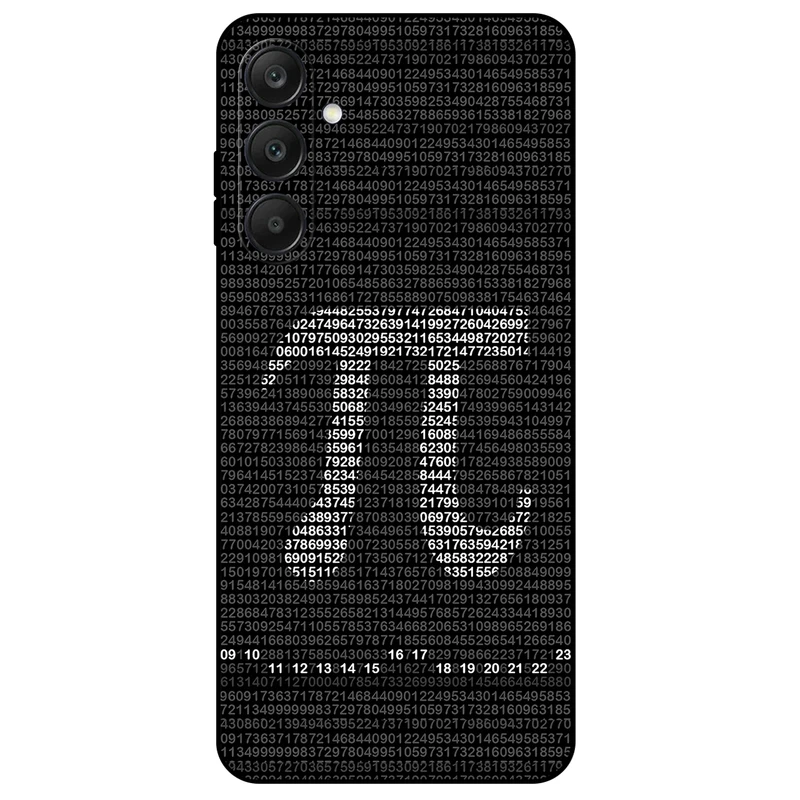 کاور مگافون طرح عدد پی مدل 7240 مناسب برای گوشی موبایل سامسونگ Galaxy A25 5G