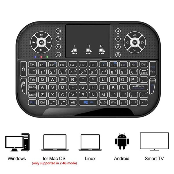 کیبورد بی‌سیم آی تی لینک مدل BT 2.4 Backlite