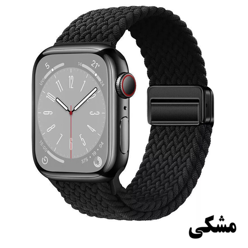 بند راینو مدل Braid Magnet مناسب برای اپل واچ سری 1/2/3/4/5/6/7/8/9/10/SE/ULTRA سایز 44/45/46/49 mm