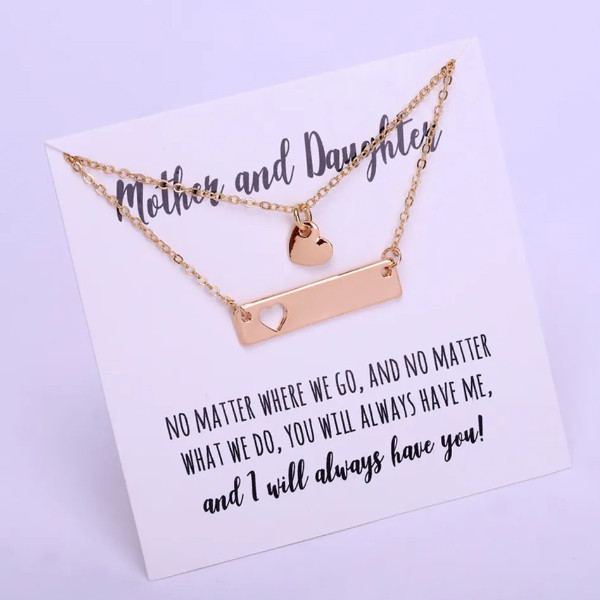 گردنبند دخترانه مدل break heart مجموعه 2 عددی