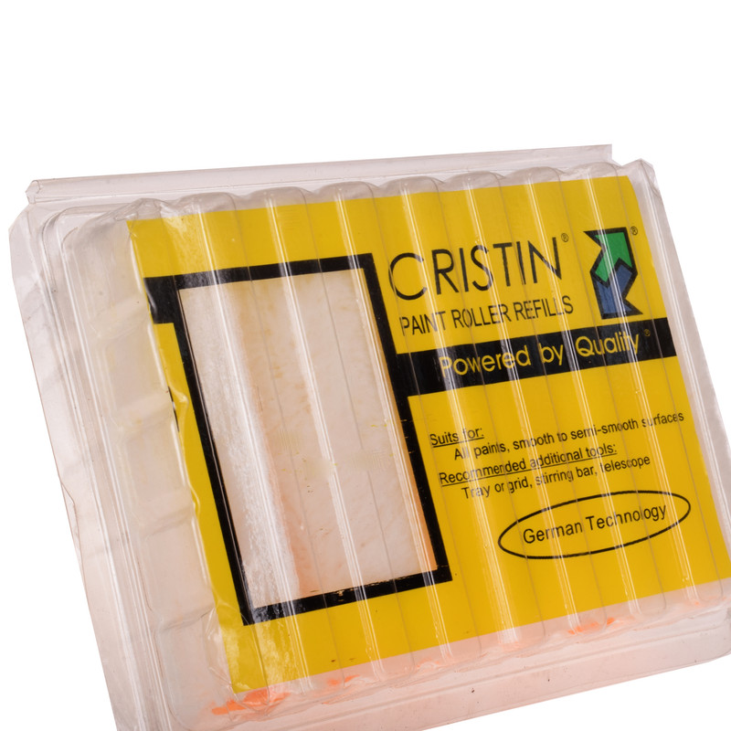 غلتک نقاشی کریستین مدل CR سایز 10 سانتیمتر به همراه سری یدک