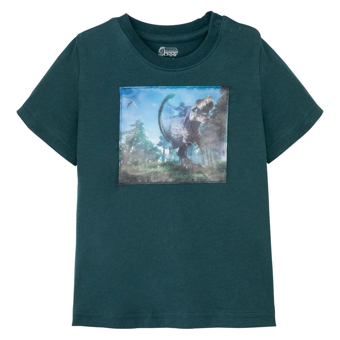 تی شرت آستین کوتاه پسرانه لوپیلو مدل دایناسور متحرک