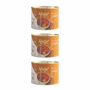 کنسرو آبگوشت بهین - 400 گرم بسته 3 عددی