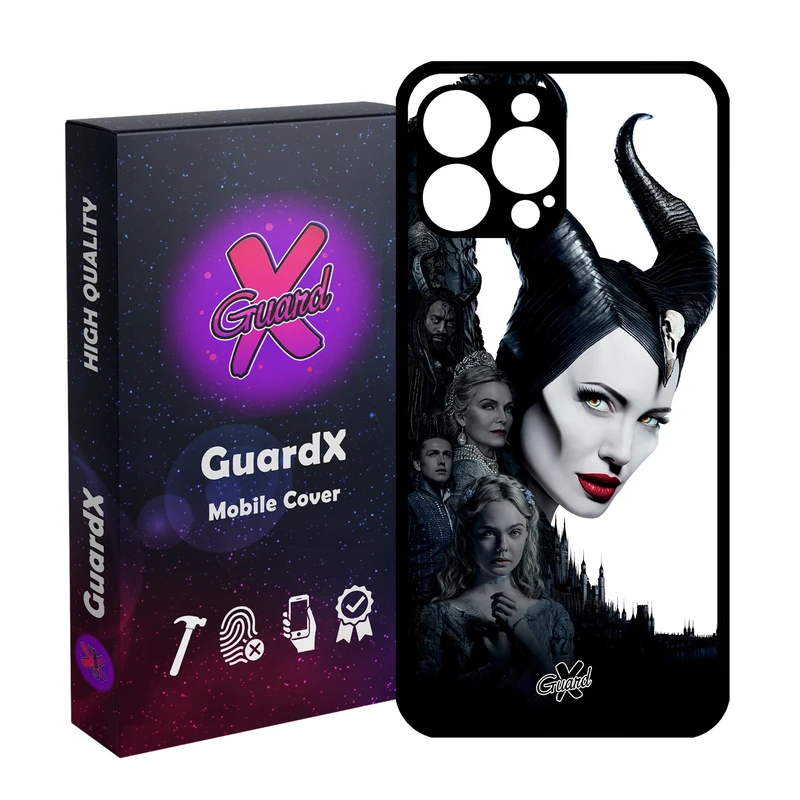 کاور گارد ایکس طرح Maleficent مدل Glass10147 مناسب برای گوشی موبایل اپل iPhone 13 Pro Max