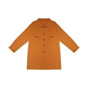 مانتو زنانه مدل دو جیب کتان