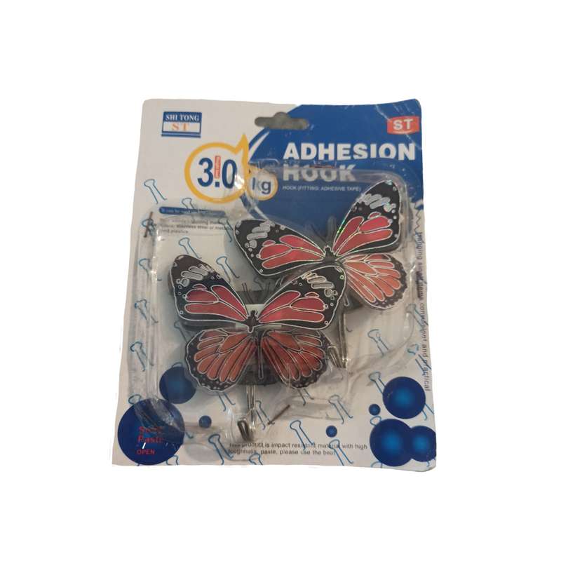 قلاب آویز آشپزخانه مدل پروانه کد 024 بسته 2 عددی