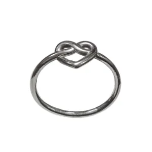 انگشتر نقره زنانه مدل قلب