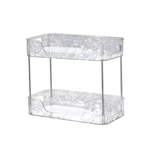 استند لوازم آرایشی مدل دو طبقه کد Lux