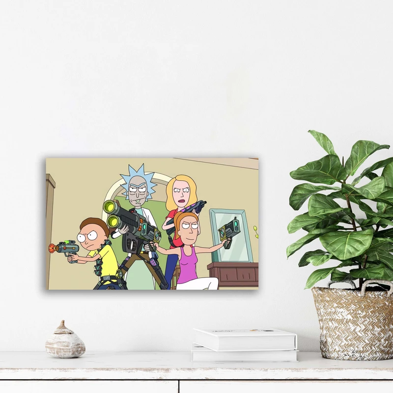 تابلو شاسی آتریسا مدل ریک اند مورتی Rick and Morty
