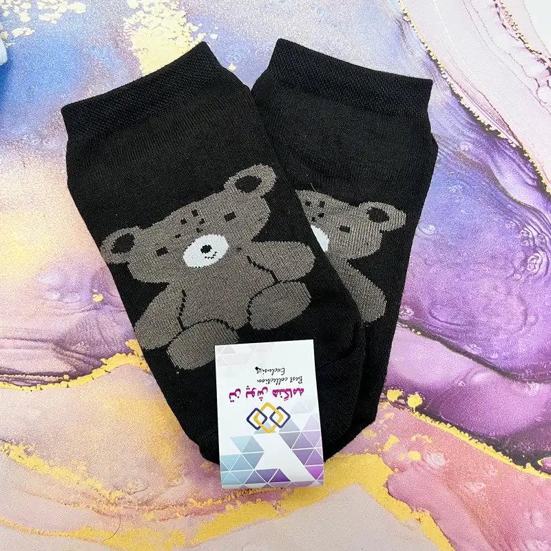 جوراب زنانه تن پوش هنگامه مدل حوله ای تدی کد B-001