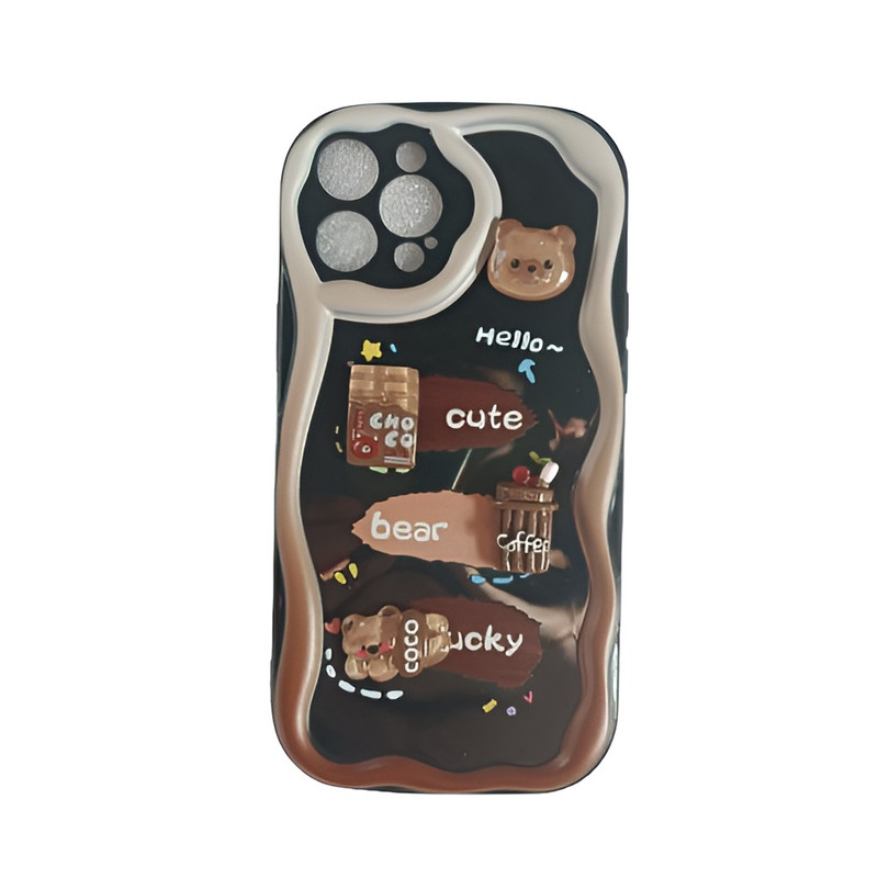 کاور مدل cute bear مناسب برای گوشی موبایل اپل Iphone 12promax
