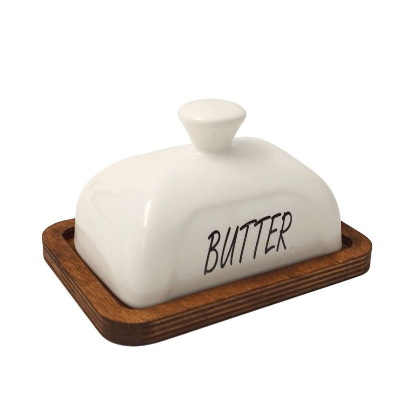 ظرف کره ام وي اچ گلس اند پلاستيكس مدل BUTTER